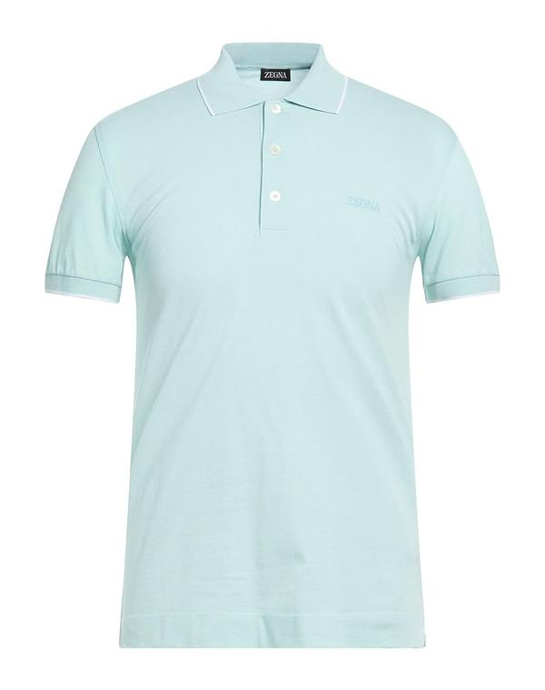 ゼニア メンズ トップス スポーツシャツ ZEGNA Sky Blue 青碧