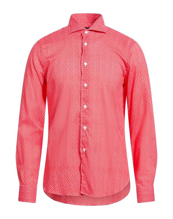 フェデーリ メンズ トップス プルオーバー FEDELI Tomato Red 赤いこと