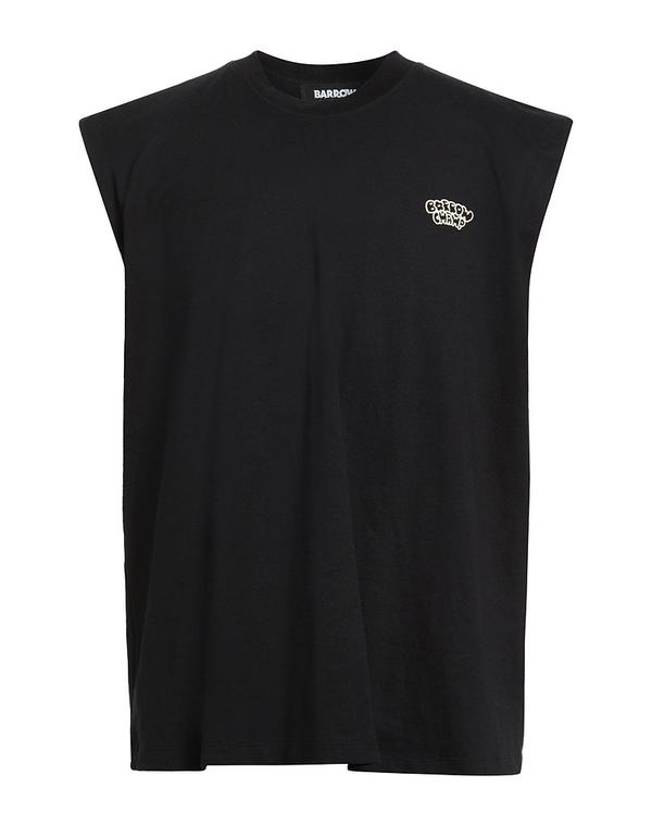 バロー メンズ トップス プルオーバー BARROW Black 黒いこと