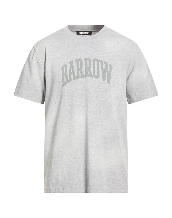 バロー メンズ トップス プルオーバー BARROW Light Gray 薄墨色