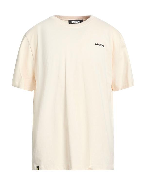 バロー メンズ トップス ティーシャツ BARROW Ivory 象牙色
