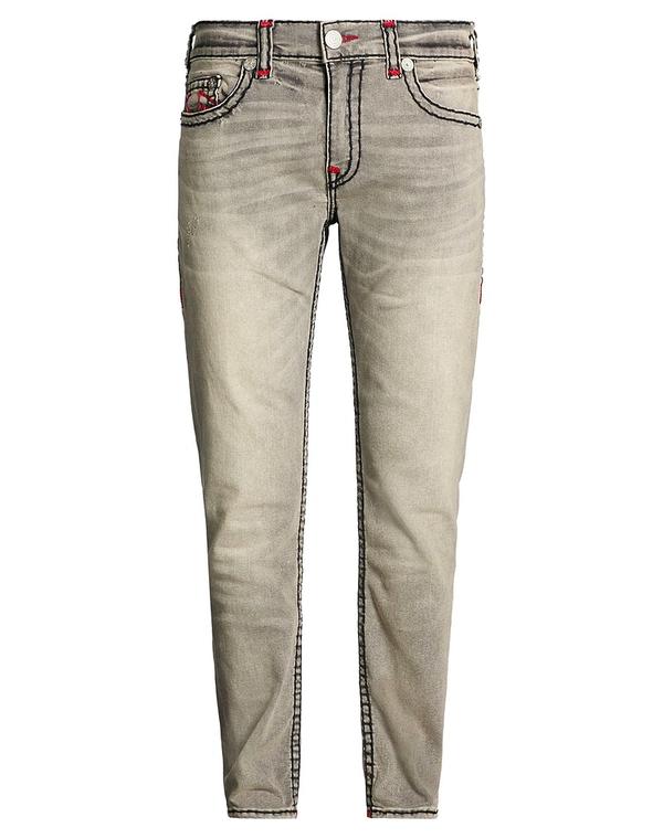 トゥルーレリジョン メンズ ボトムス デニムパンツ TRUE RELIGION ジーンズ Gray グレー｜ReVida 店