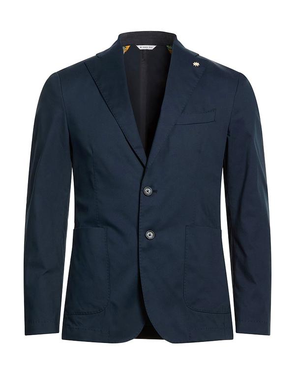 マニュエル リッツ メンズ アウター ジャケット・ブルゾン MANUEL RITZ テーラードジャケット Navy ネイビー｜ReVida 店