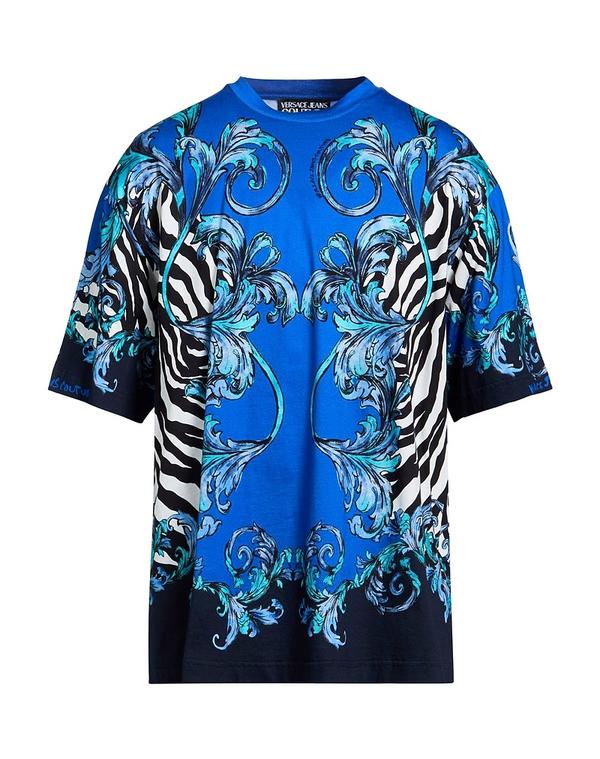 ヴェルサーチ メンズ トップス プルオーバー VERSACE JEANS COUTURE Blue 青み