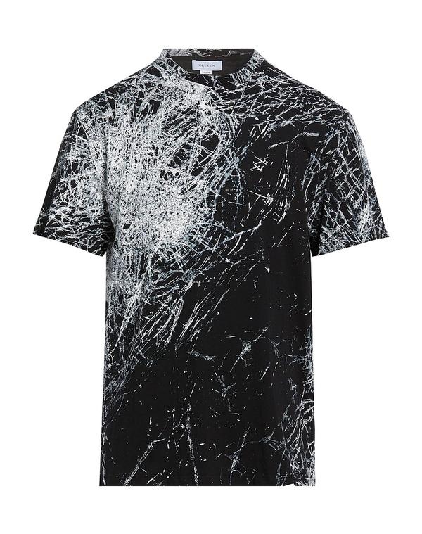 マックイーン メンズ トップス ティーシャツ MCQUEEN Black 黒いこと