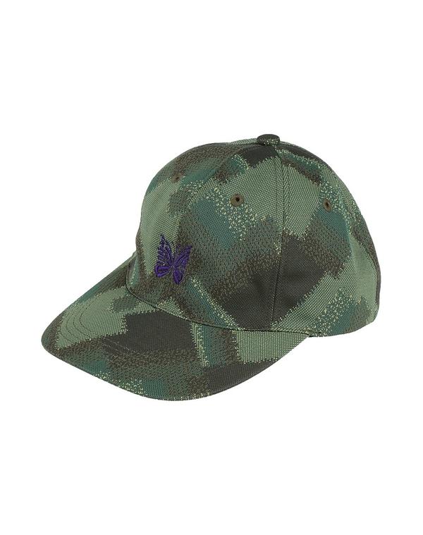 ニードルズ メンズ 付属物 鳥打ち帽 NEEDLES Military Green 緑であること
