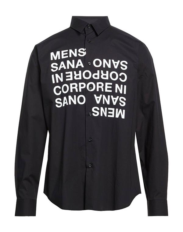 ビッケンバーグス メンズ トップス シャツ BIKKEMBERGS Black ブラック|ReVida 店