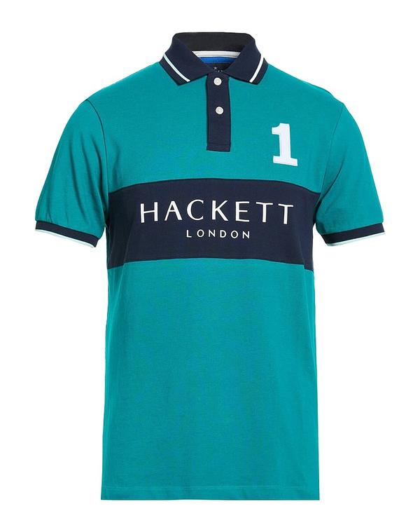 ハケット メンズ トップス スポーツシャツ HACKETT Emerald エメラルド