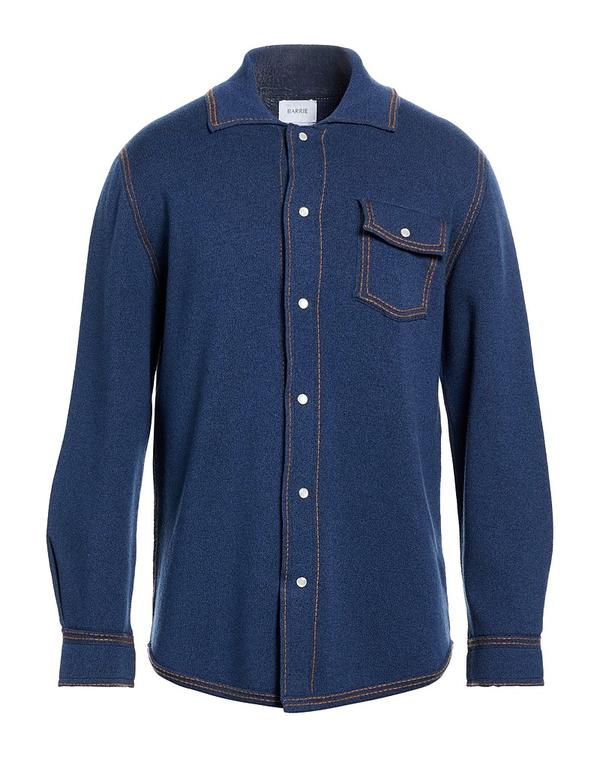 バリー メンズ トップス プルオーバー BARRIE Blue 青碧