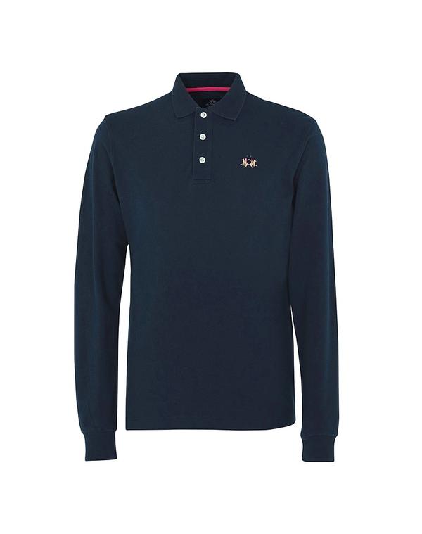 ラ マルティーナ メンズ トップス ポロシャツ LA MARTINA Midnight Blue ブルー|ReVida 店