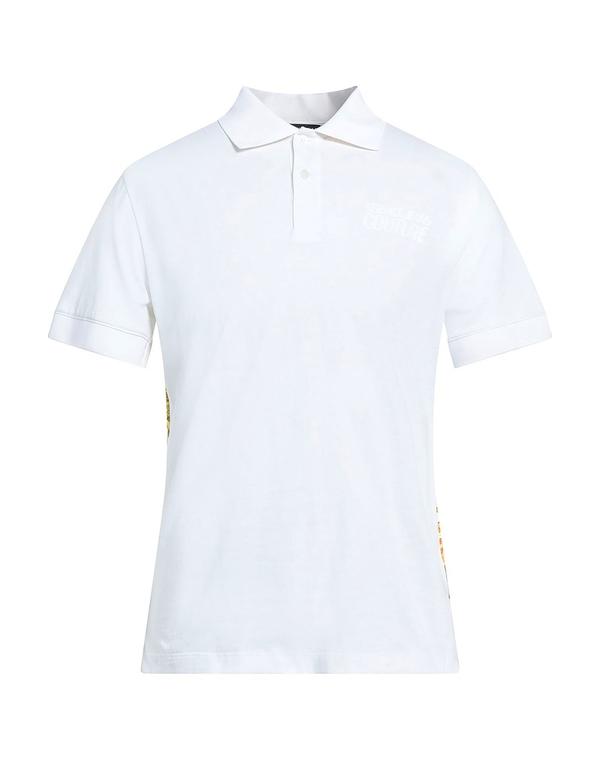 ヴェルサーチ メンズ トップス スポーツシャツ VERSACE JEANS COUTURE White 白いこと