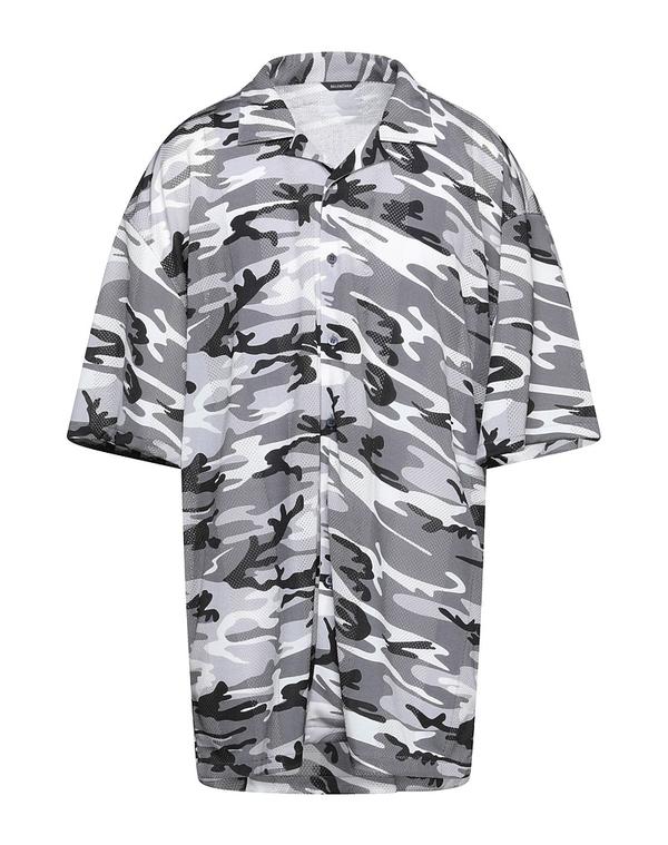バレンシアガ メンズ トップス プルオーバー BALENCIAGA Gray 薄墨色