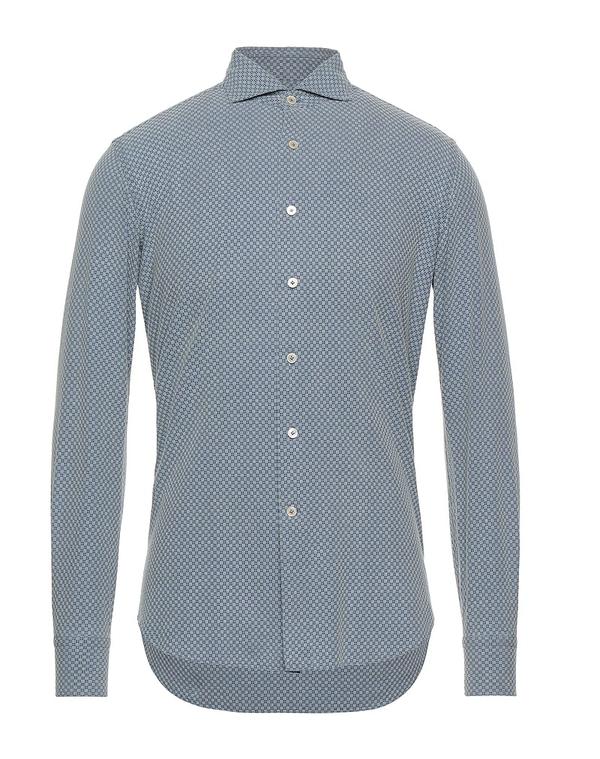 アレッサンドロゲラルディ メンズ トップス シャツ ALESSANDRO GHERARDI Blue Gray グレー｜ReVida 店