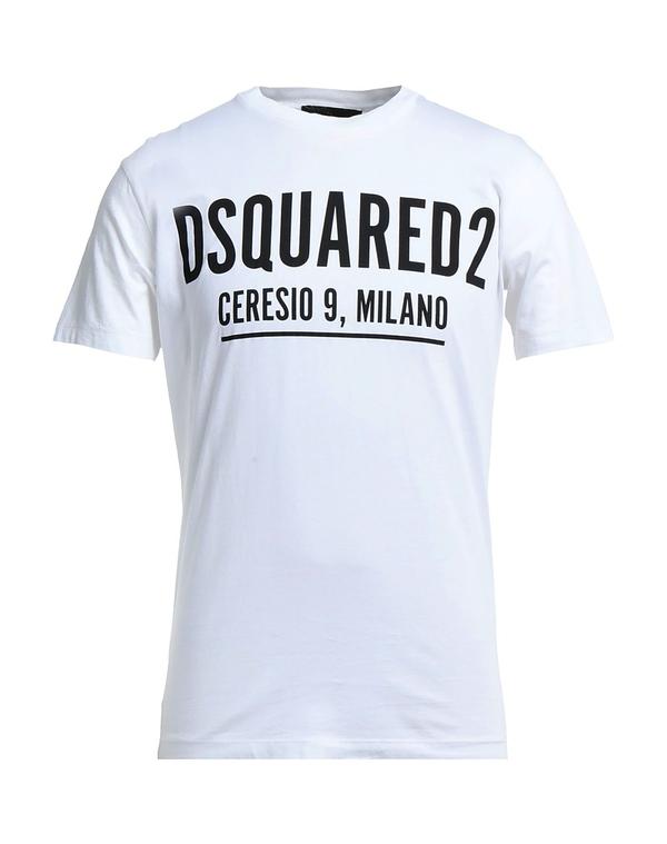 ディースクエアード メンズ トップス Tシャツ DSQUARED2 White ホワイト|ReVida 店
