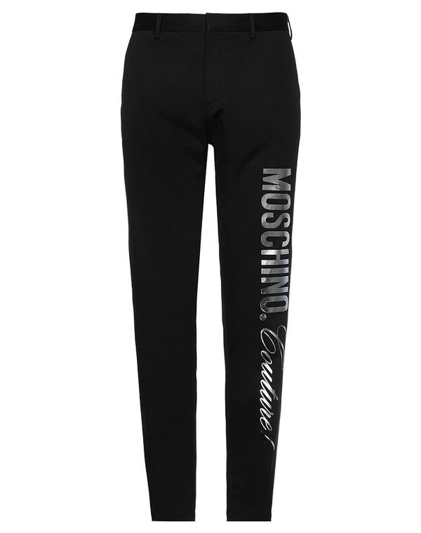 モスキーノ メンズ ボトムス 心地よいズボン下 チノズボン下 MOSCHINO Black 黒いこと