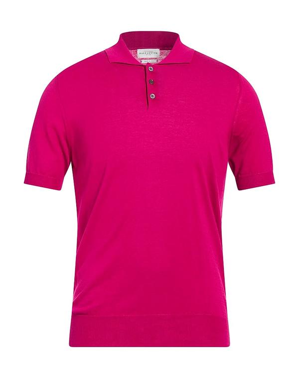 バランタイン メンズ トップス スポーツシャツ BALLANTYNE Magenta マゼンタ