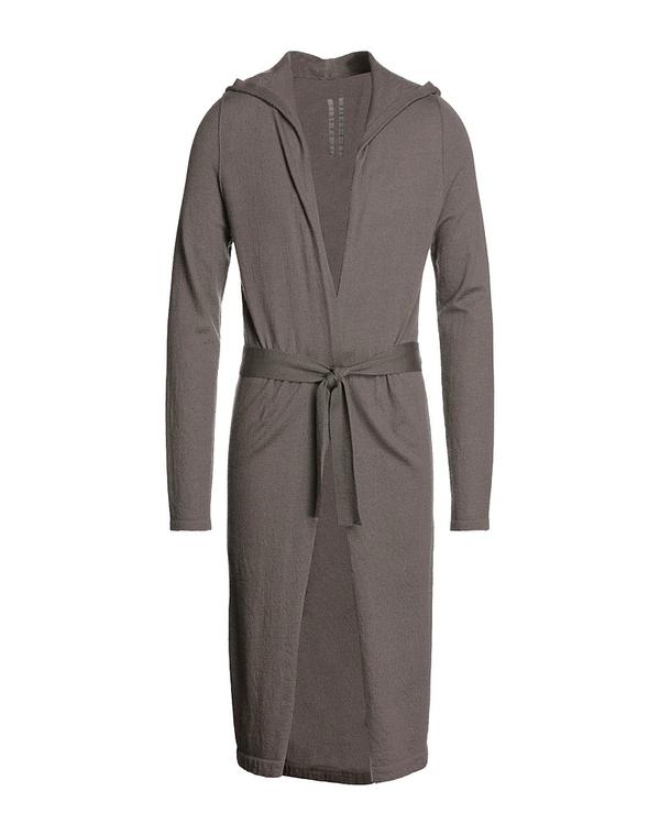 リックオウエンス メンズ アウター ジレー カシミール編み物 RICK OWENS Lead Gray 薄墨色