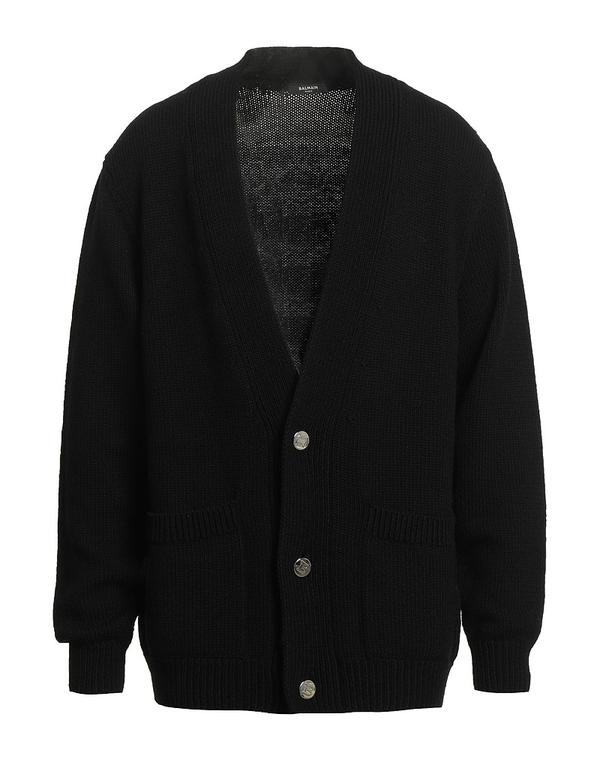 バルマン メンズ アウター ジレー BALMAIN Black 黒いこと