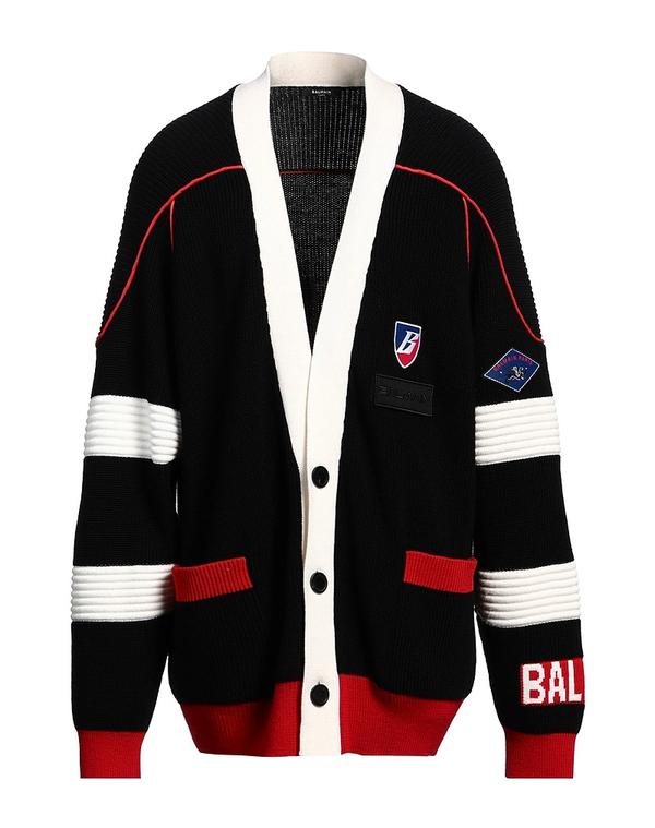 バルマン メンズ アウター ジレー BALMAIN Black 黒いこと
