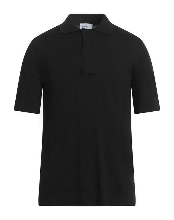 フェラガモ メンズ トップス スポーツシャツ FERRAGAMO Black 黒いこと