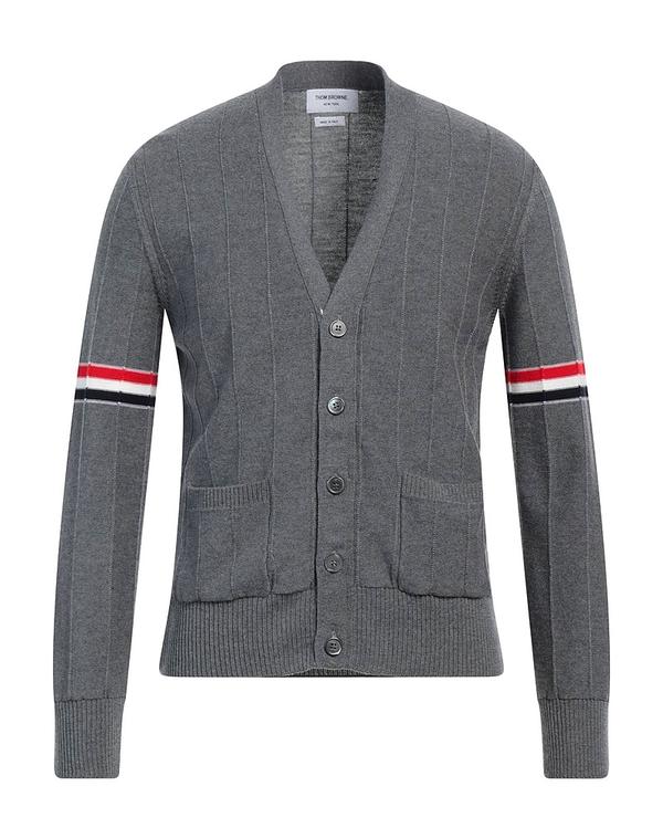 トム赤銅色 メンズ アウター ジレー THOM BROWNE Gray 薄墨色