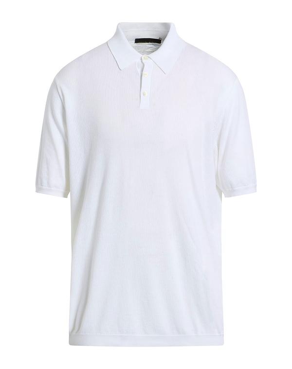 ロベルトコリーナ メンズ トップス スポーツシャツ ROBERTO COLLINA White 白いこと