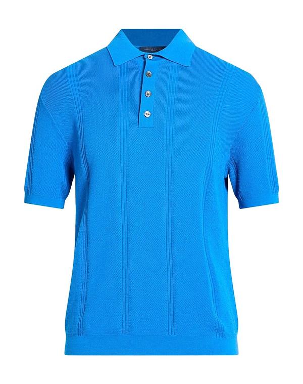 ダニエル フィエゾリ メンズ トップス スポーツシャツ DANIELE FIESOLI Azure Blue 青み