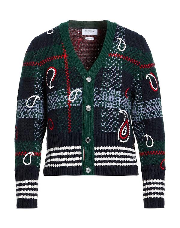 トム赤銅色 メンズ アウター ジレー THOM BROWNE Dark Green 緑であること