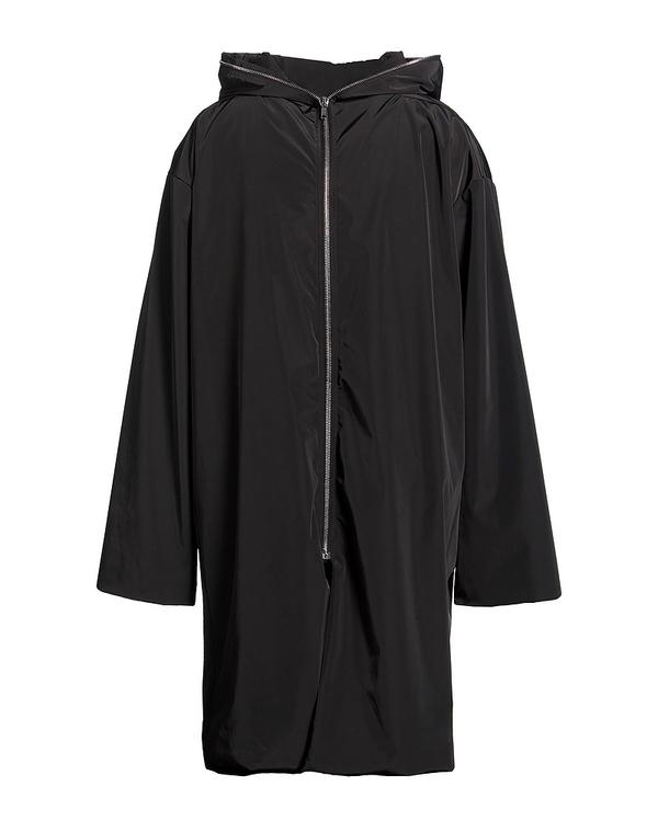 リックオウエンス メンズ アウター 厚地の外套 RICK OWENS Black 黒いこと