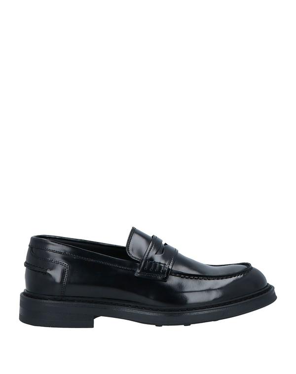 ドンカルズ メンズ シューズ スリッポン・ローファー モカシン DOUCAL\u0027S Black 黒いこと