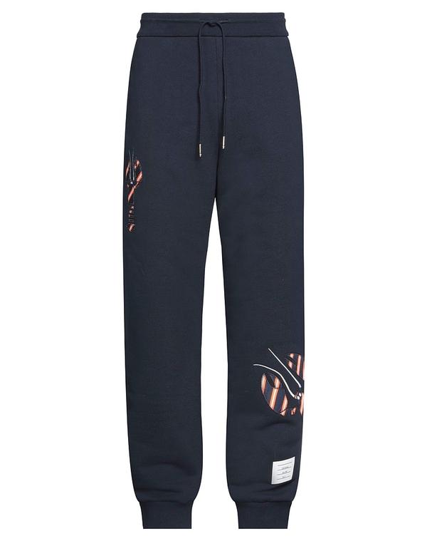 トム赤銅色 メンズ ボトムス 心地よいズボン下 スウェットパンツ THOM BROWNE Midnight Blue 青味