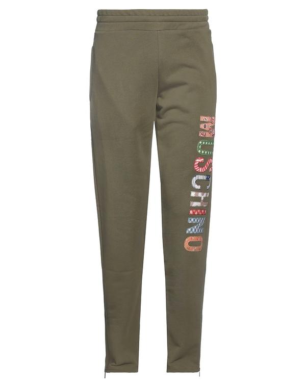 モスキーノ メンズ ボトムス 心地好いズボン下 MOSCHINO Military Green 緑であること