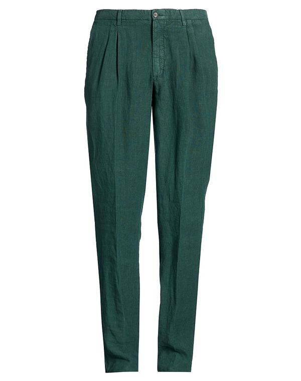 ボリオリ メンズ ボトムス 心地好いズボン下 チノズボン下 BOGLIOLI Dark Green 緑であること
