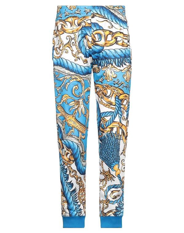 モスキーノ メンズ ボトムス 心地好いズボン下 スウェットパンツ MOSCHINO Azure Blue 青み