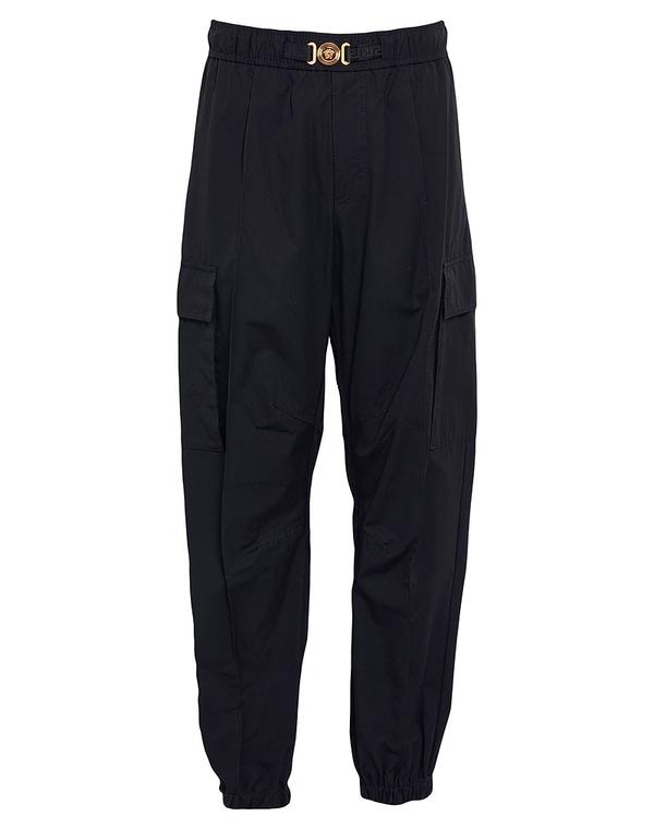ヴェルサーチ メンズ ボトムス 心地よいズボン下 VERSACE Black 黒いこと