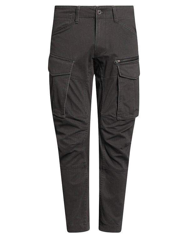 ジースター メンズ ボトムス 心地好いズボン下 カーゴパンツ G-STARAW Charcoal 濃灰色