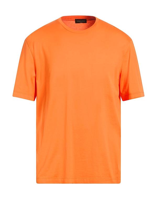 ロベルトコリーナ メンズ トップス Tシャツ ROBERTO COLLINA ベーシック Tシャツ Orange オレンジ