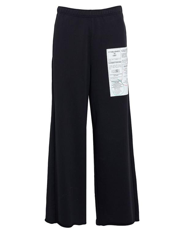 マルタンマルジェラ メンズ ボトムス 心地好いズボン下 スウェットパンツ MAISON MARGIELA Black 黒いこと