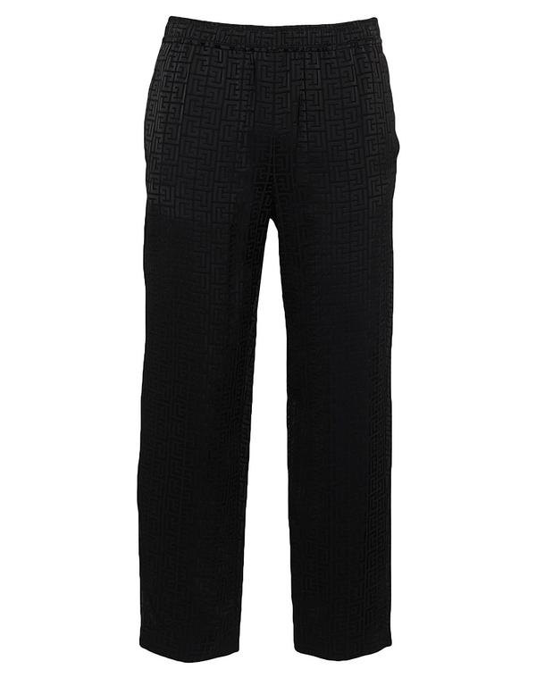 バルマン メンズ ボトムス 心地よいズボン下 BALMAIN Black 黒いこと
