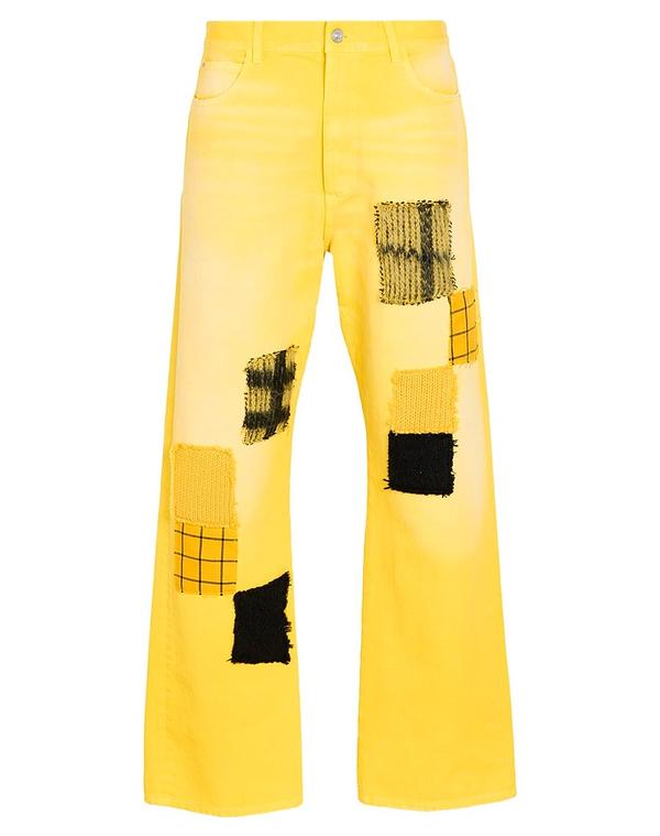 マルニ メンズ ボトムス ジーンズズボン下 ストレートレッグ MARNI Yellow 黄色