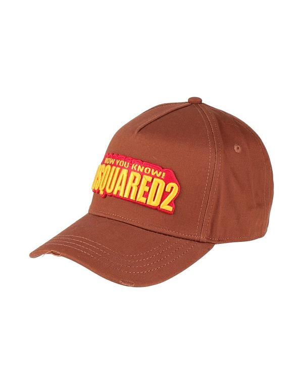 ディースクエアード メンズ 佩び物 かぶり笠 DSQUARED2 Chocolate Brown 赤銅色