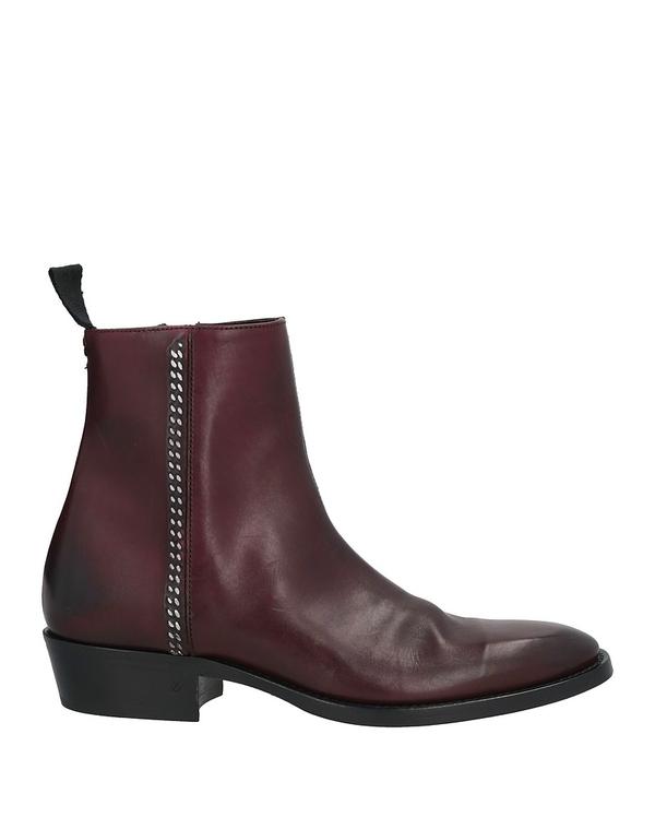ジョンバルベイトス メンズ シューズ ブーツ・レインブーツ 遊撃手ブーツ JOHN VARVATOS Bordeaux