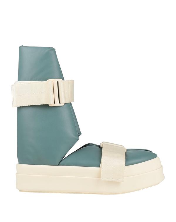 リックオウエンス メンズ シューズ ブーツ・レインブーツ 遊撃手ブーツ RICK OWENS Deep Teal ティール