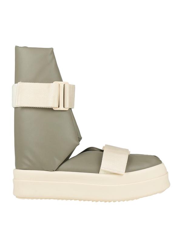 リックオウエンス メンズ シューズ ブーツ・レインブーツ 遊撃手ブーツ RICK OWENS Military Green 緑であること