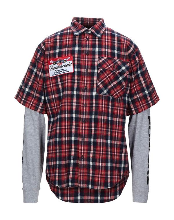 ディースクエアード メンズ トップス プルオーバー DSQUARED2 Red 赤いこと