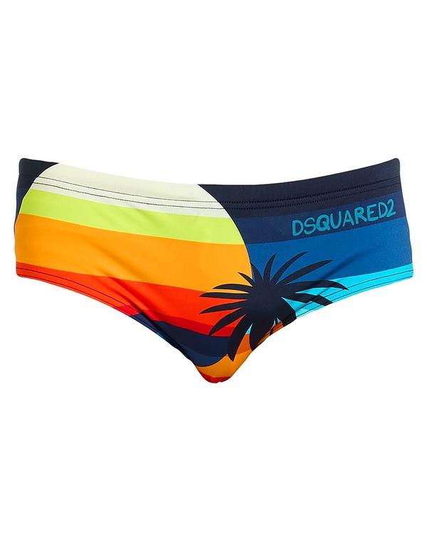 ディースクエアード メンズ 海水着 二分の一ズボン下・さる股引き DSQUARED2 ( ) Navy 米国海軍