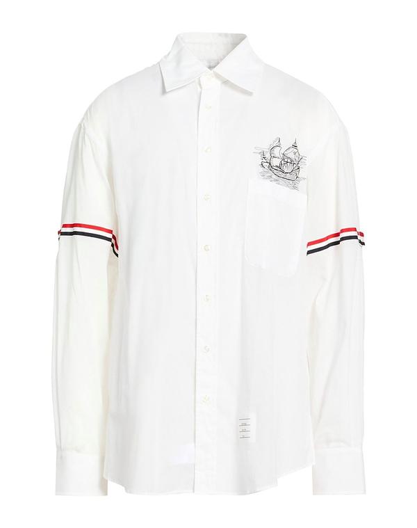 トム赤銅色 メンズ トップス プルオーバー THOM BROWNE White 白いこと