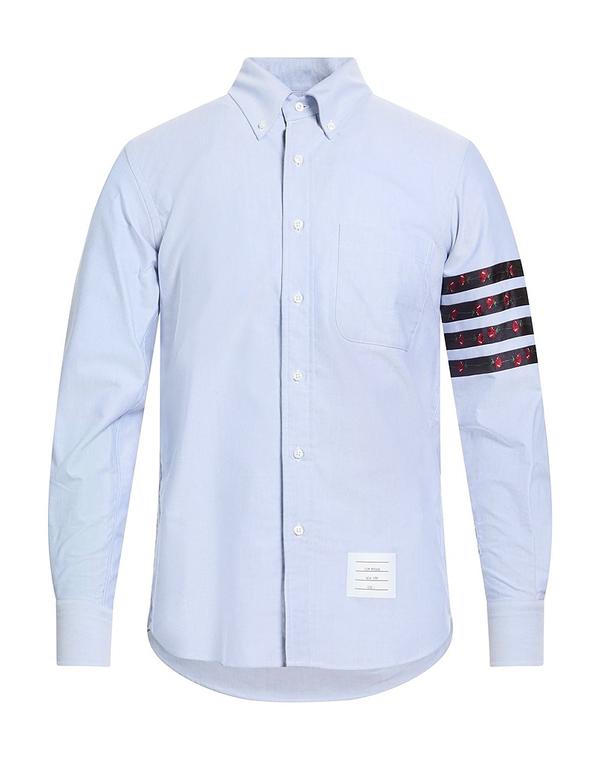トム赤銅色 メンズ トップス プルオーバー THOM BROWNE Light Blue 青碧