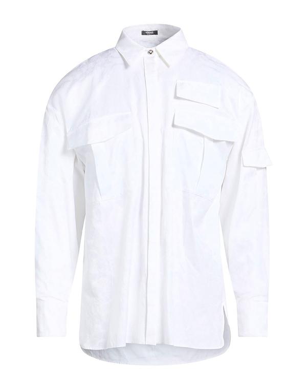 ヴェルサーチ メンズ トップス シャツ VERSACE White ホワイト｜ReVida 店 86,790円