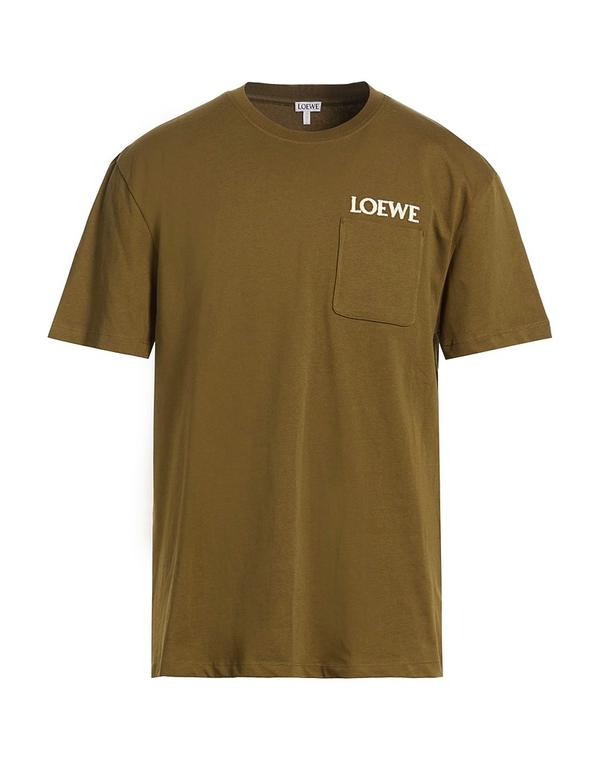 ロエベ メンズ トップス ティーシャツ LOEWE Military Green 緑であること